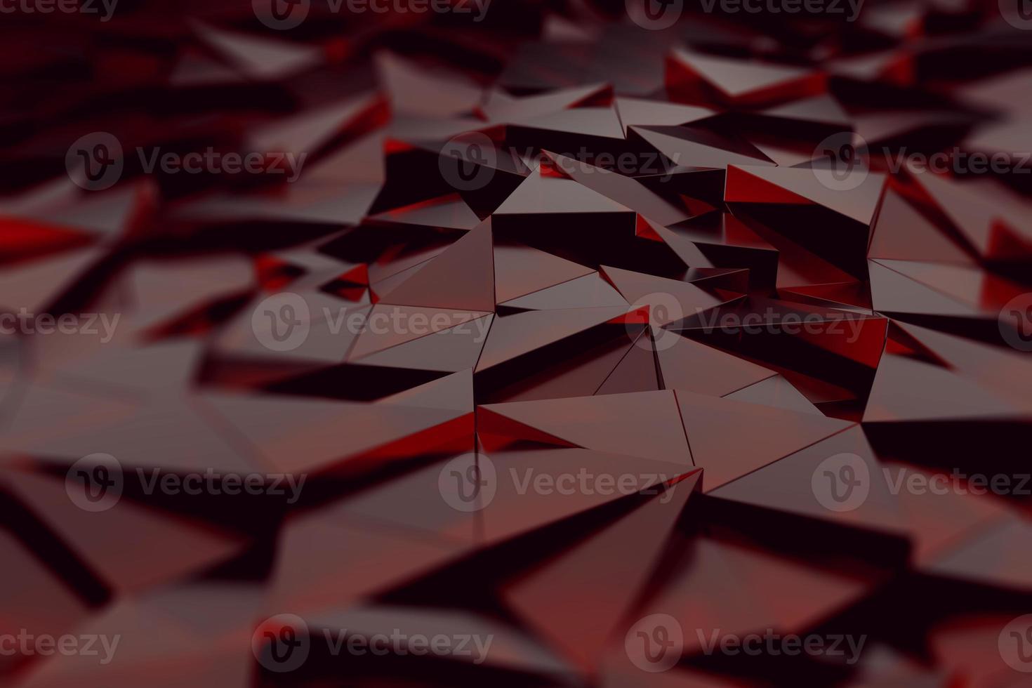 Ilustración 3d de fondo de tecnología de triángulos futuristas abstractos foto