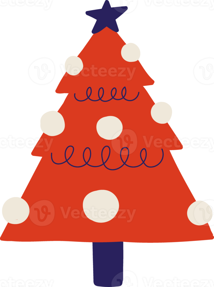 red christmas tree png
