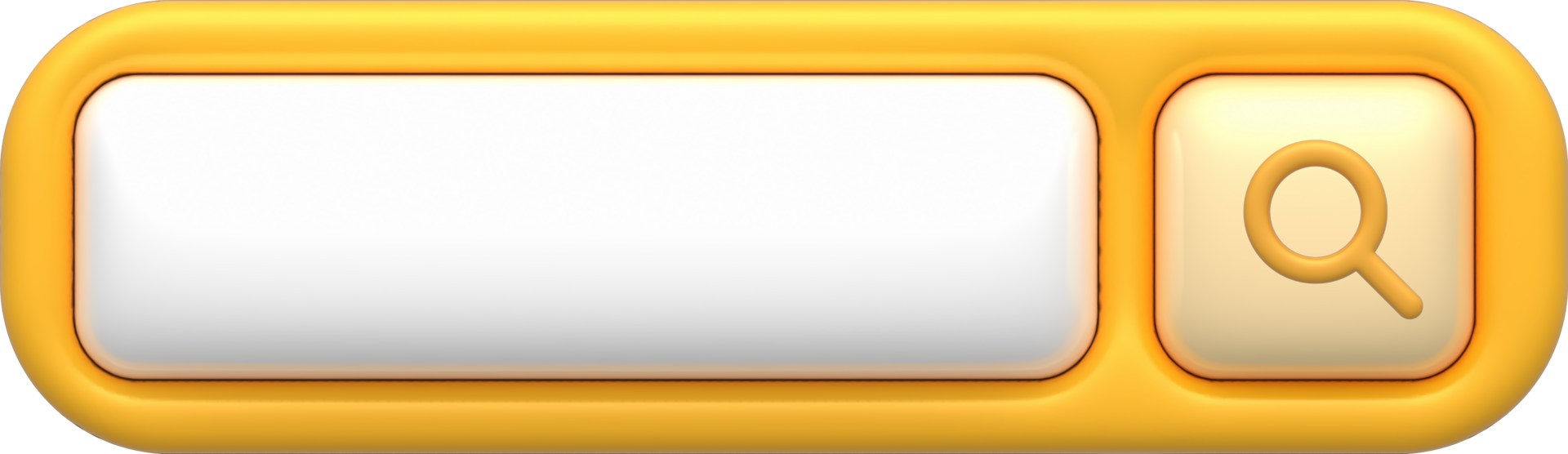 3D Search bar 13490695 PNG