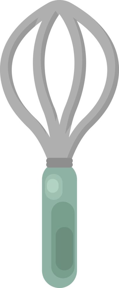 Balloon whisk, illustration, vector on white background