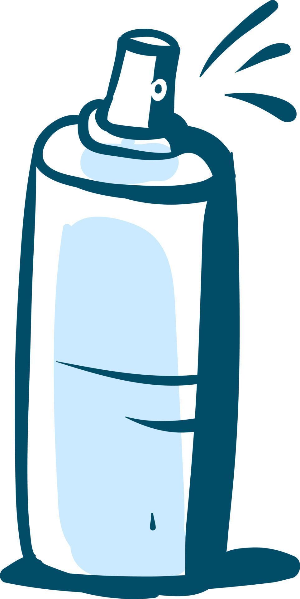 Spray drawing, illustration, vector on white background. 13491823