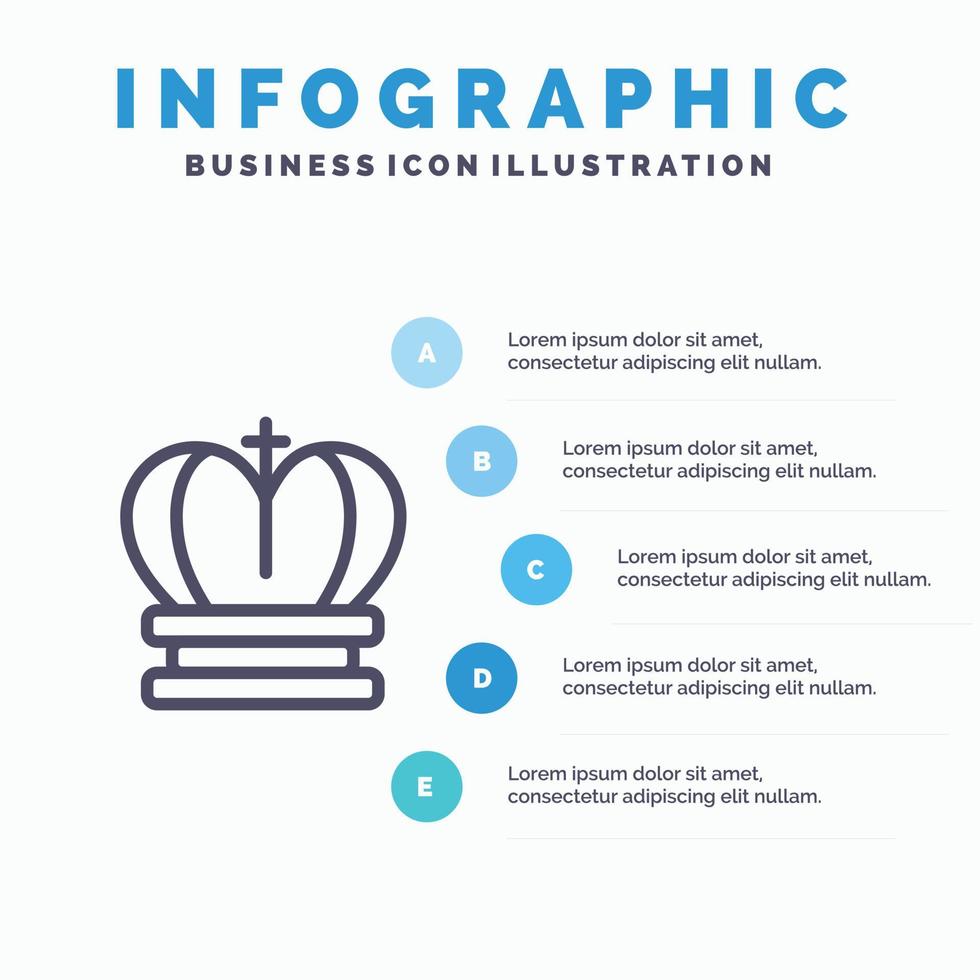 Globe Internet Online Graduation Line and Glyph Solid icon Blue banner vector