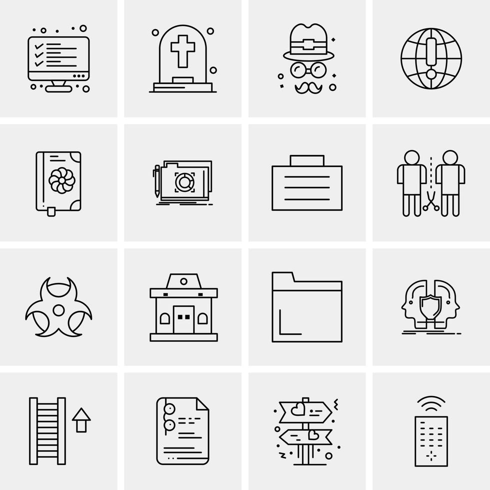 25 iconos de negocios universales vector ilustración de icono creativo para usar en proyectos relacionados con la web y dispositivos móviles