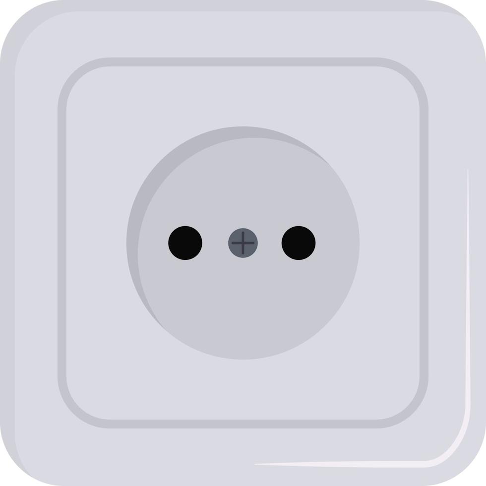 Socket, illustration, vector on white background.