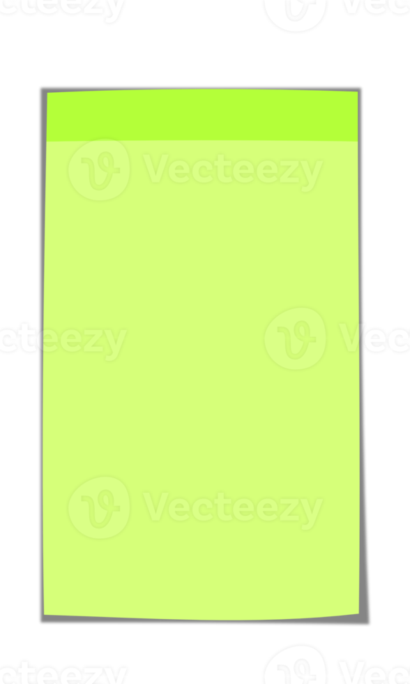 Digital Sticky Notes Torn Paper png
