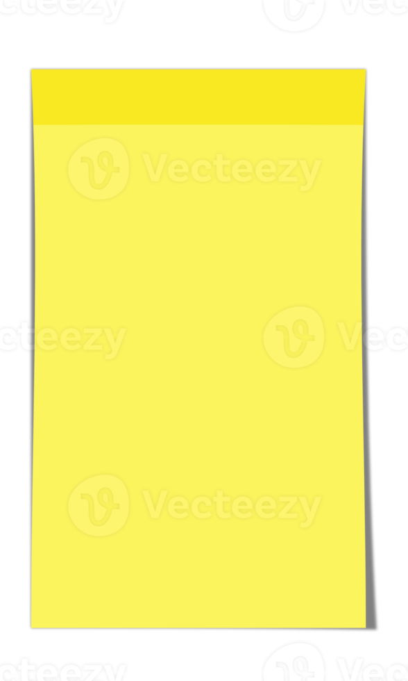 Digital Sticky Notes Torn Paper png