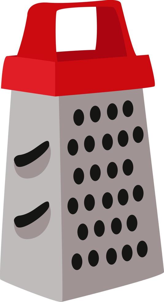 Grater, illustration, vector on white background.