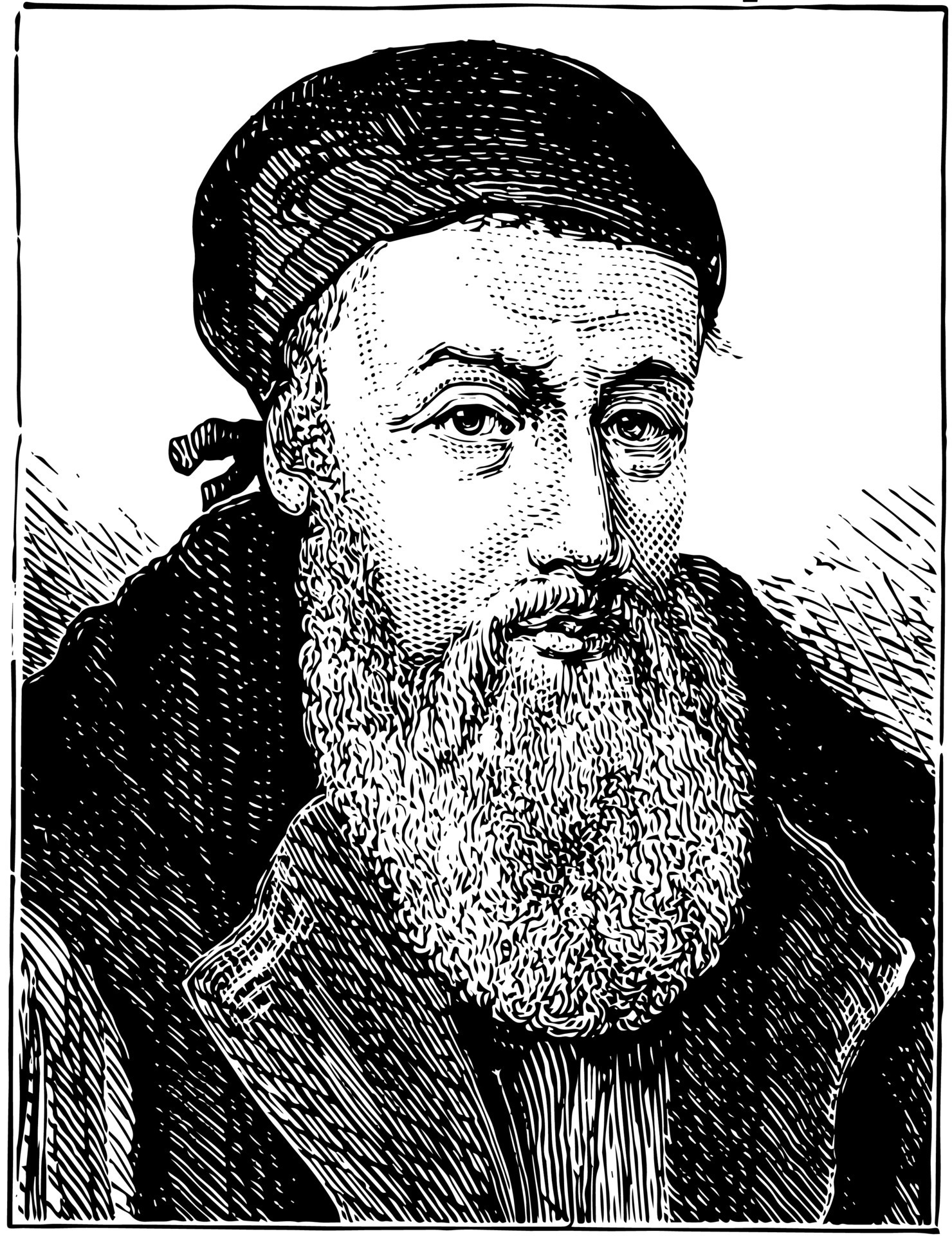 Edmund Grindal, vintage illustration 13493766 Vector Art at