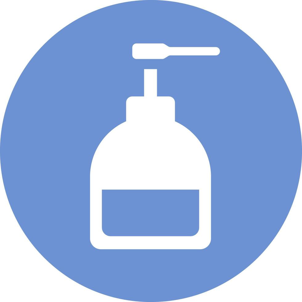 Liquid Hand soap, illustration, vector on white background.