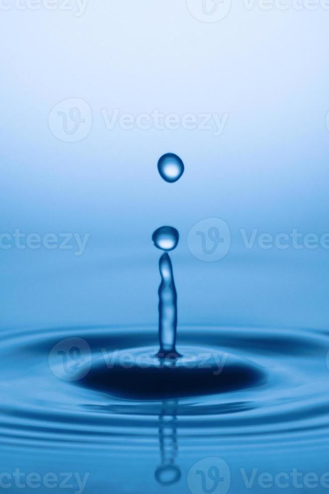 Drops of water and splashes. Water shape abstract background concept. photo