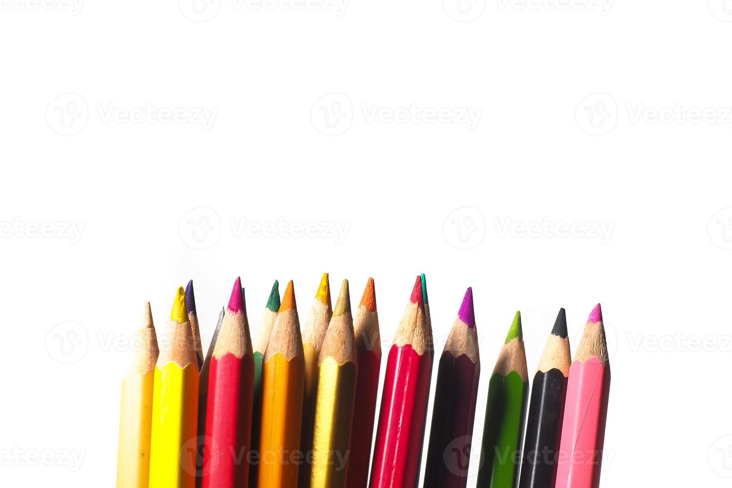 colored pencils for students to use in school or professional photo