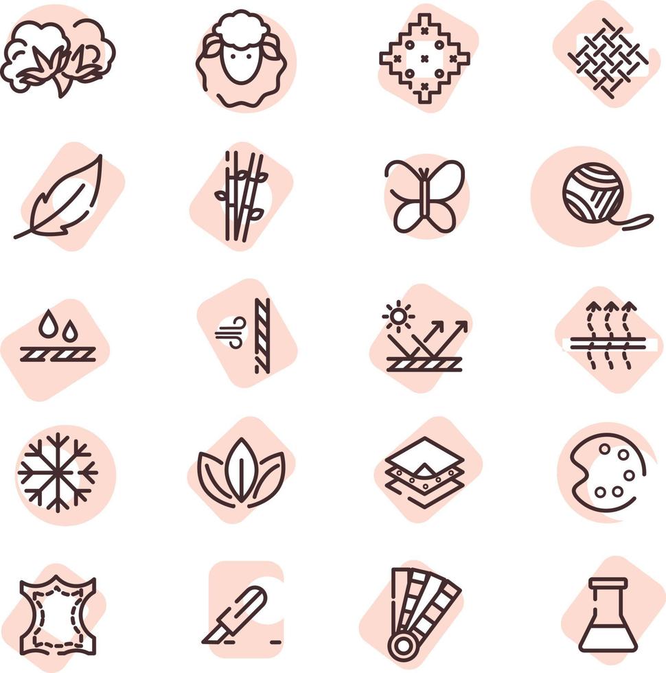 Textile designs, illustration, vector on a white background.