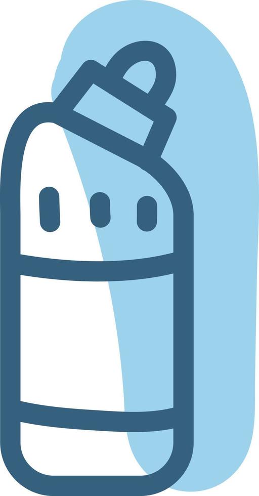 Purity cleaner, illustration, vector, on a white background. vector
