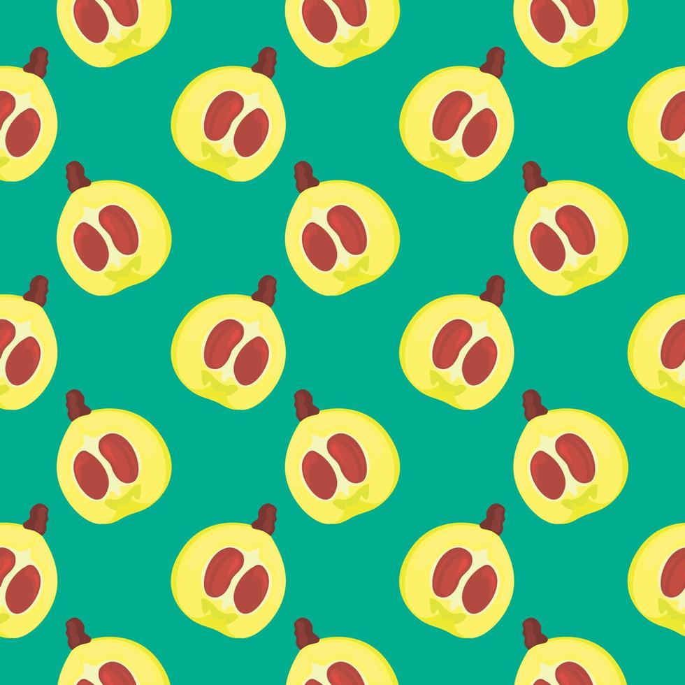 Juicy nefles ,seamless pattern on green background. vector