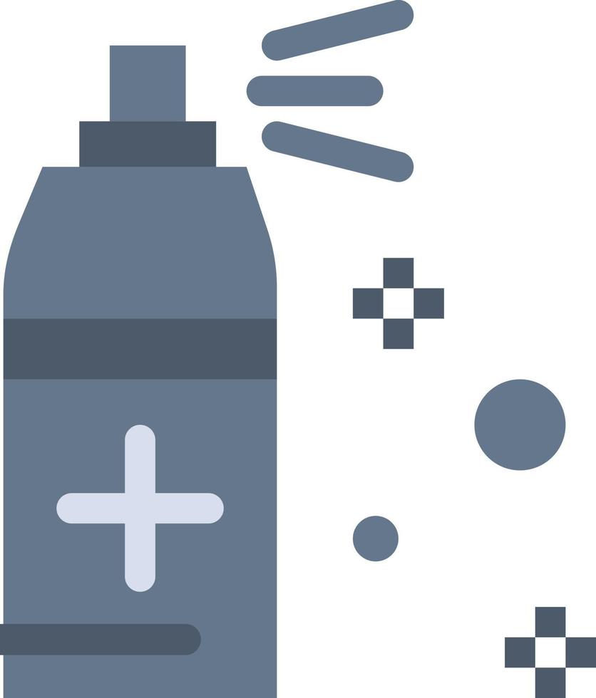 spray de limpieza de botellas icono de color plano icono de vector plantilla de banner