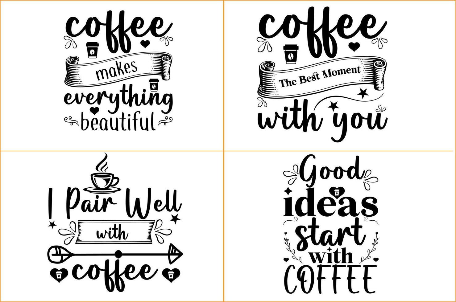 coffee motivation quotes typography or coffee typography t shirt vector