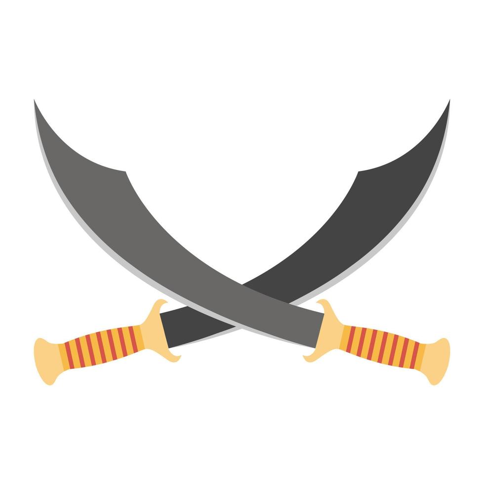 Trendy Pirate Sword vector