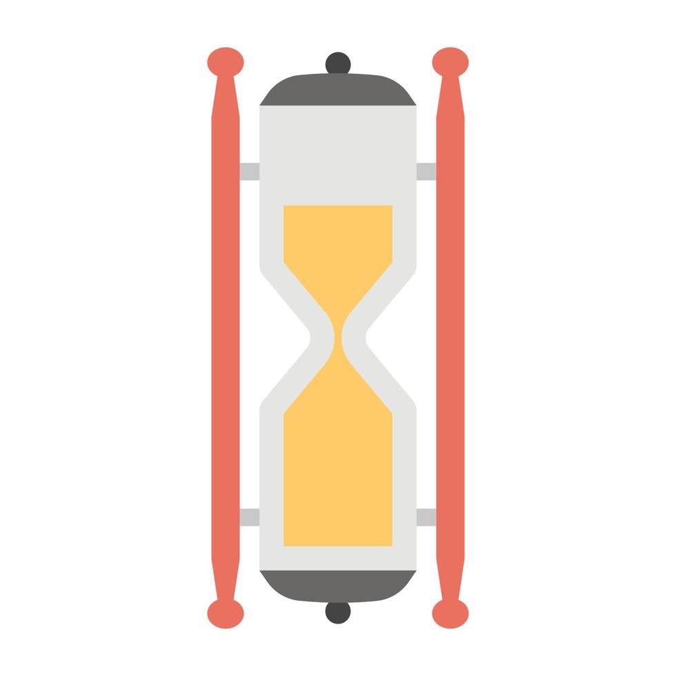 conceptos de reloj de arena de moda vector