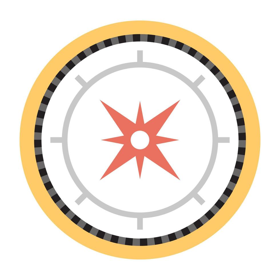 Trendy Compass Rose vector