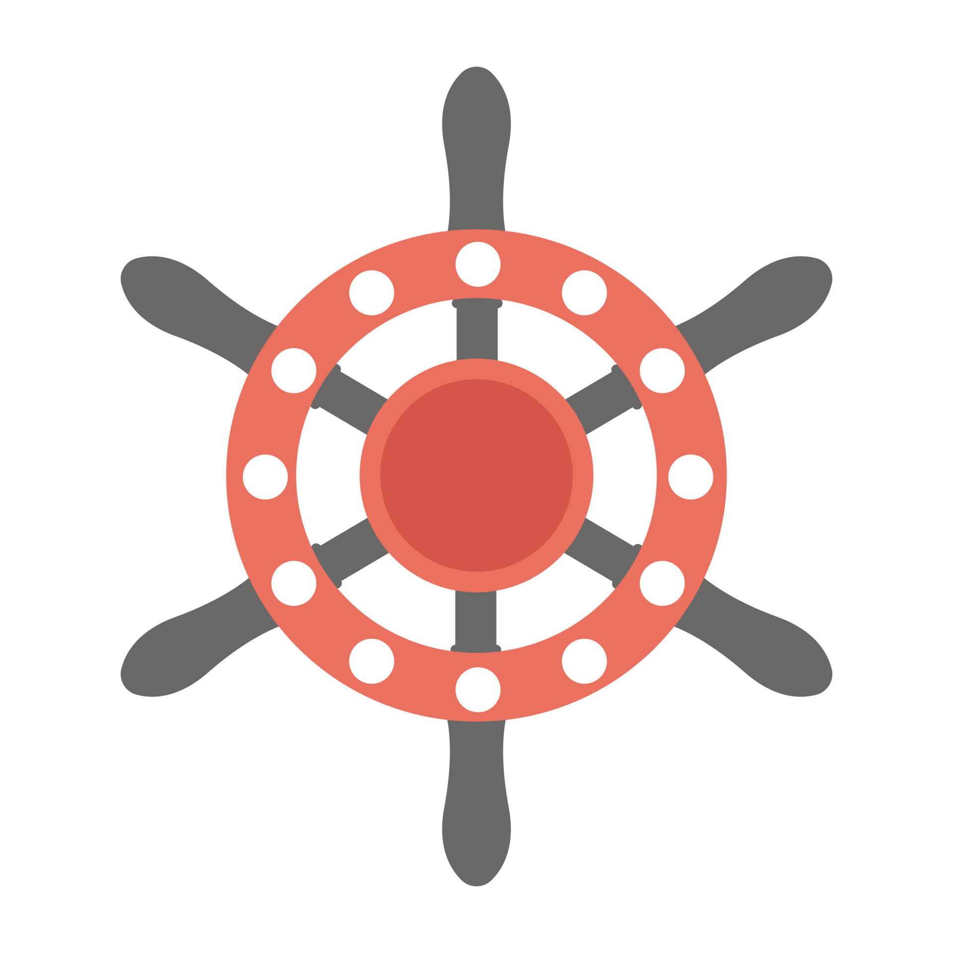 Trendy Ship Helm 13496262 Vector Art at Vecteezy