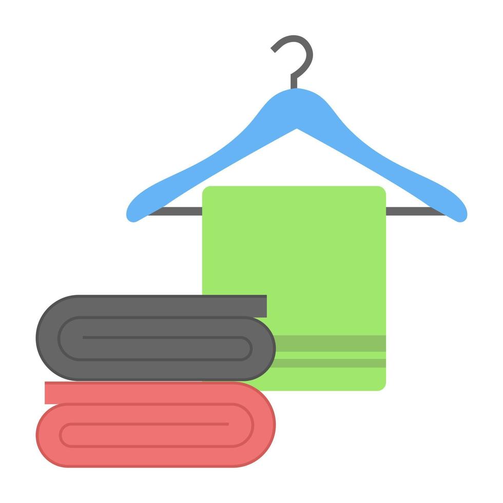 Trendy Towel Hanger vector
