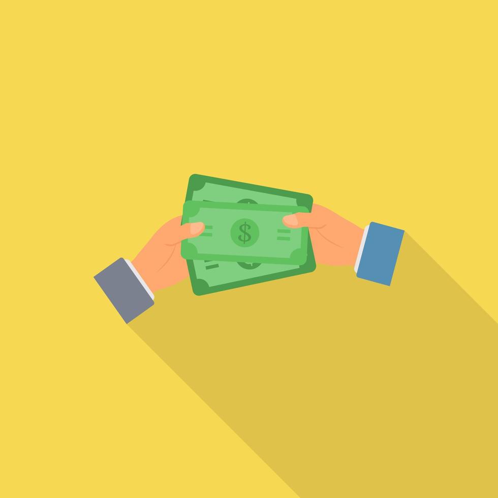 Trendy Bribery Concepts vector