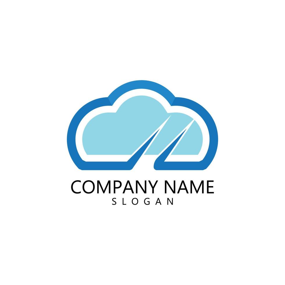 vector logo de nube