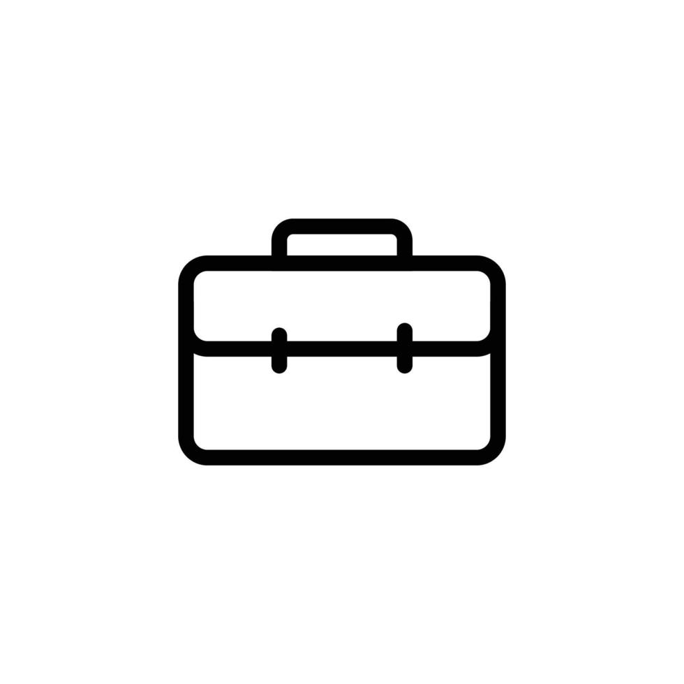 Suitcase icon vector