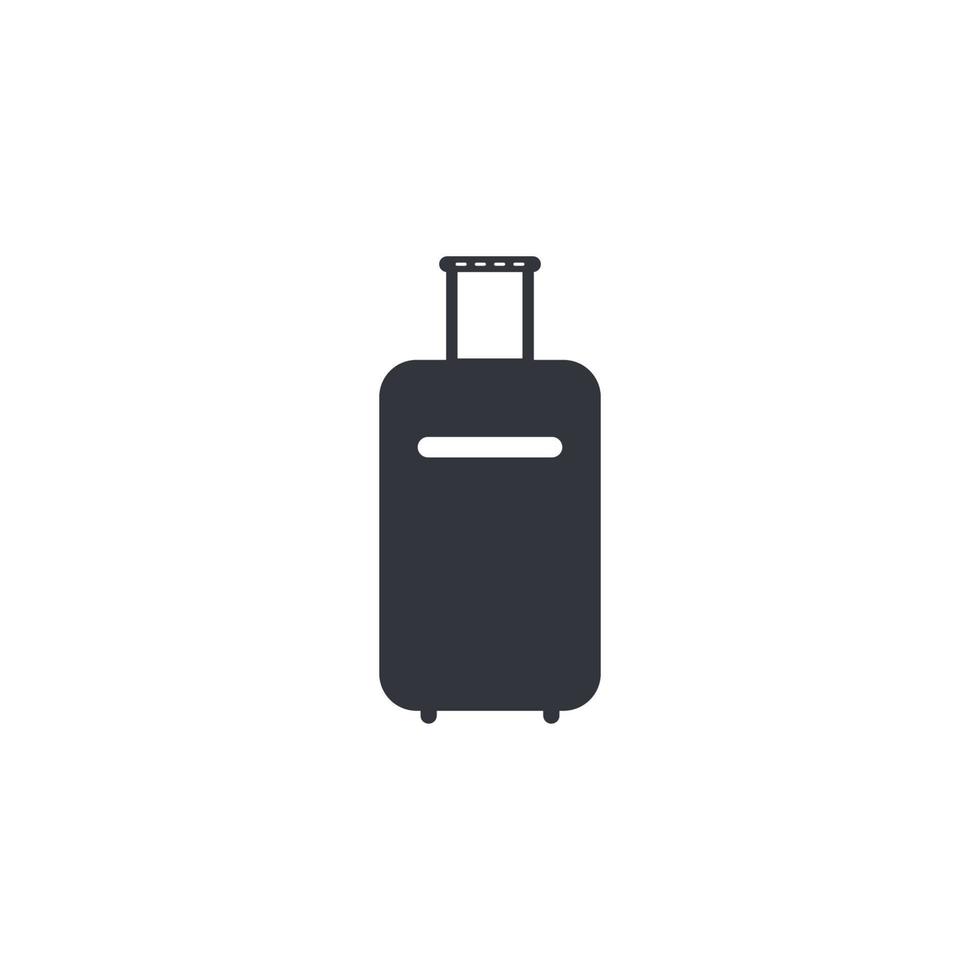 Suitcase icon vector