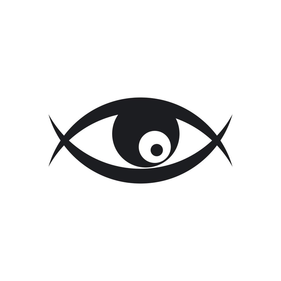 logotipo de ilustración de ojo vector