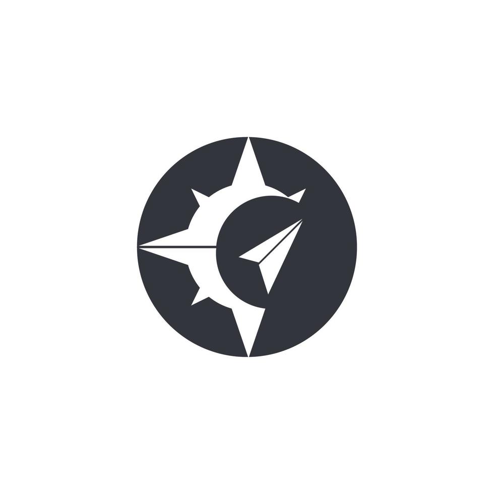 vector logo brújula