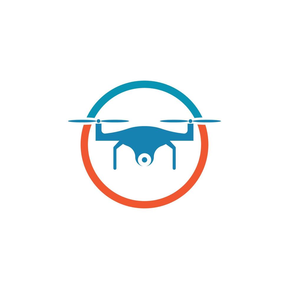 Drone logo vector