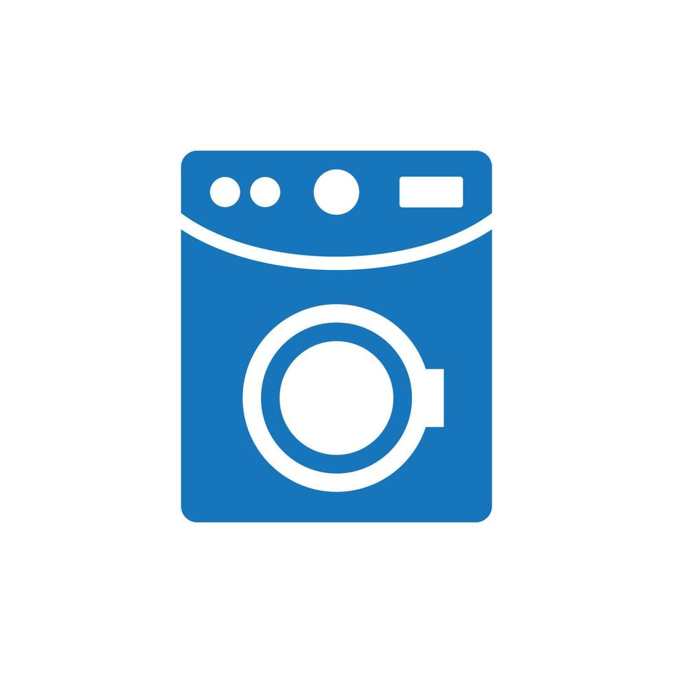 washing machine logo vector