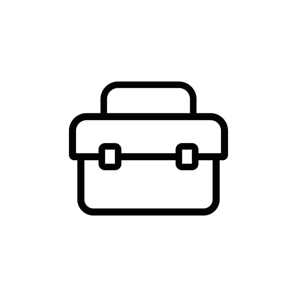 Suitcase icon vector