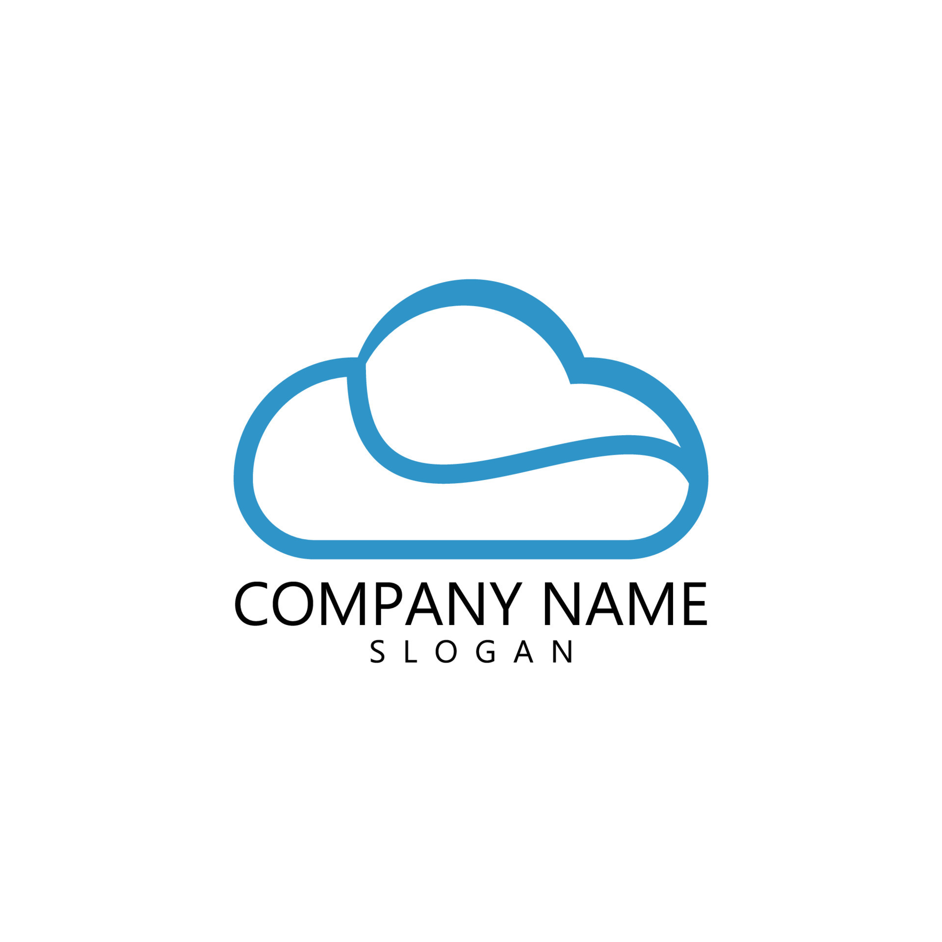 Cloud Logo vector 13496812 Vector Art at Vecteezy