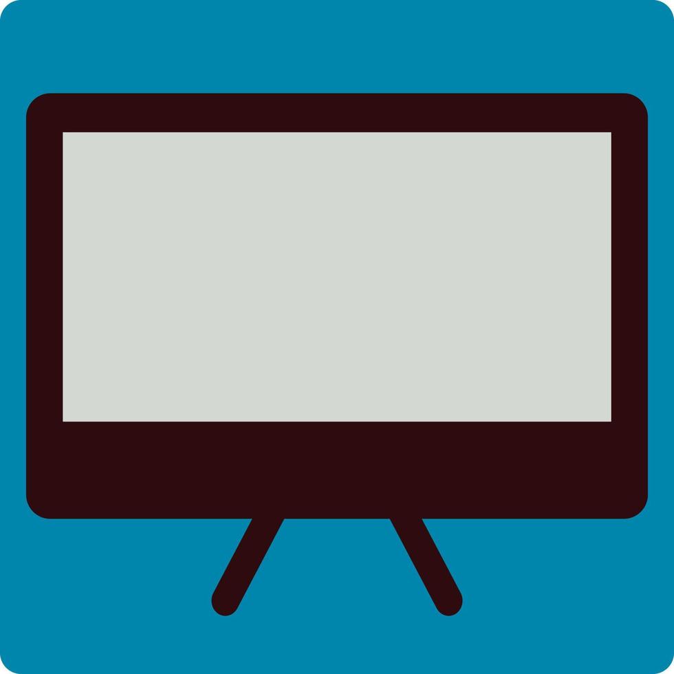 New big tv, illustration, vector, on a white background. vector