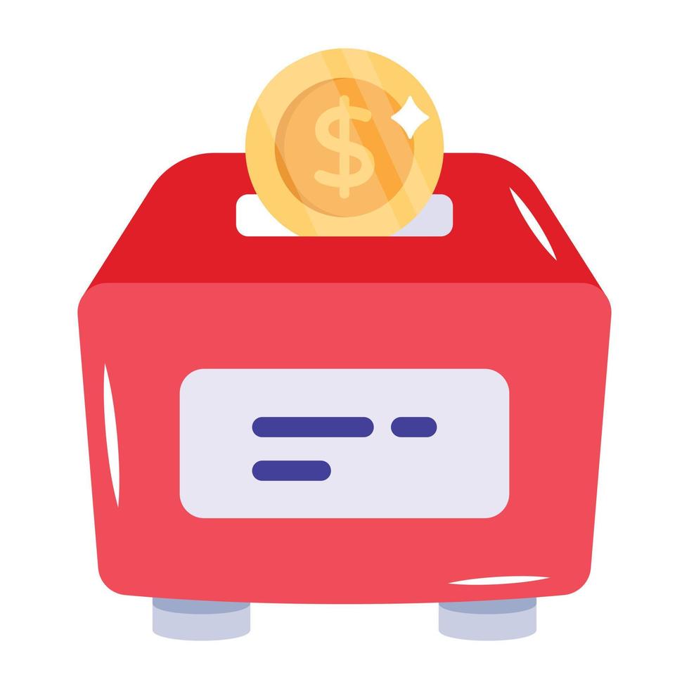 A flat vector icon of angel investment