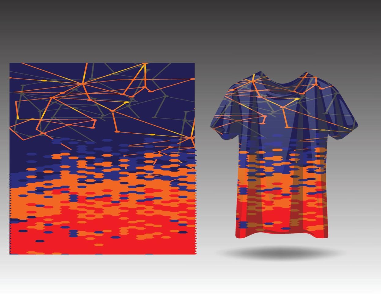 Tshirt sport grunge background for extreme jersey team  racing  cycling football gaming  backdrop wallpaper vector