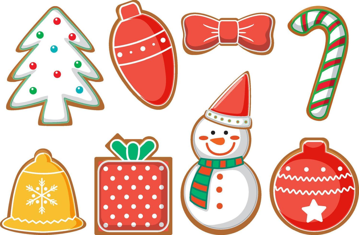 Christmas decoration elements collection vector