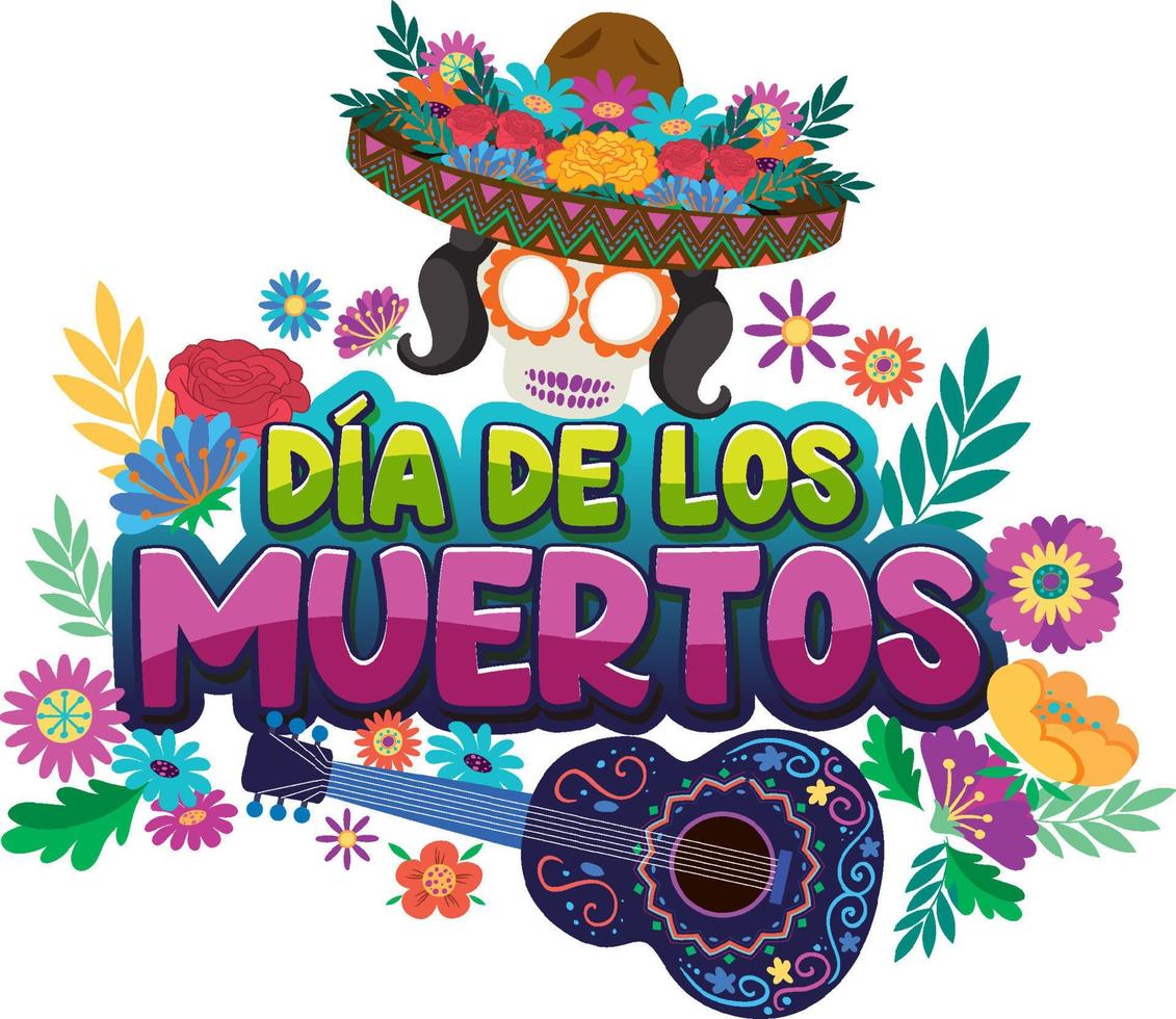 Day of the Dead banner design vector