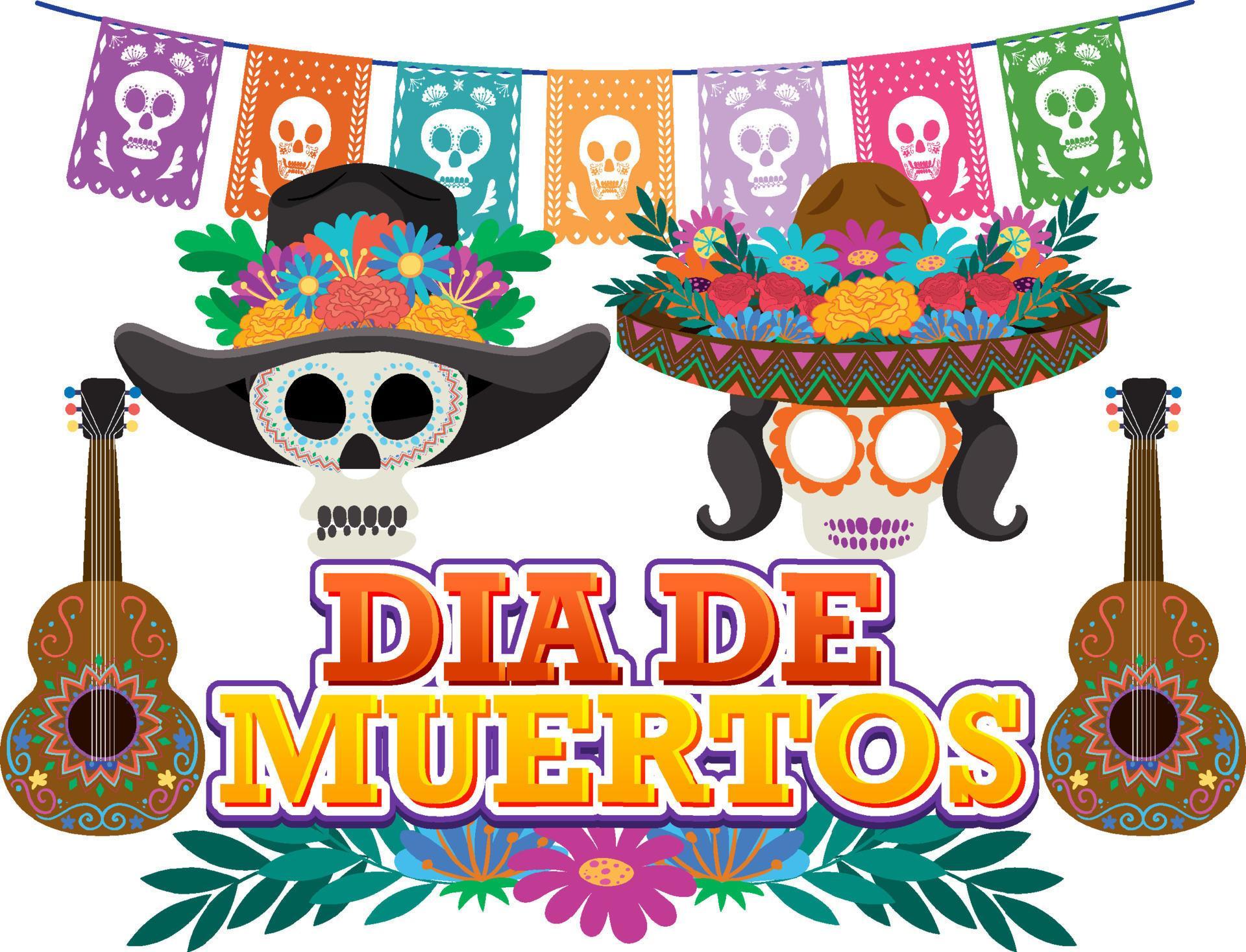 Day of the Dead logo design 13500127 Vector Art at Vecteezy
