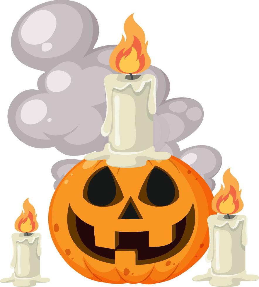 Halloween pumpkin or jack o lantern vector