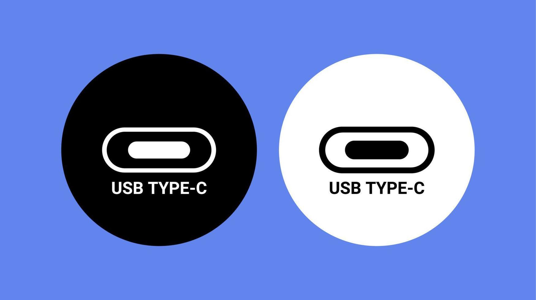 illustration Concept of European Union law to force USB-C charger for all mobile phones. EU flag and USBC universal charging cable vector