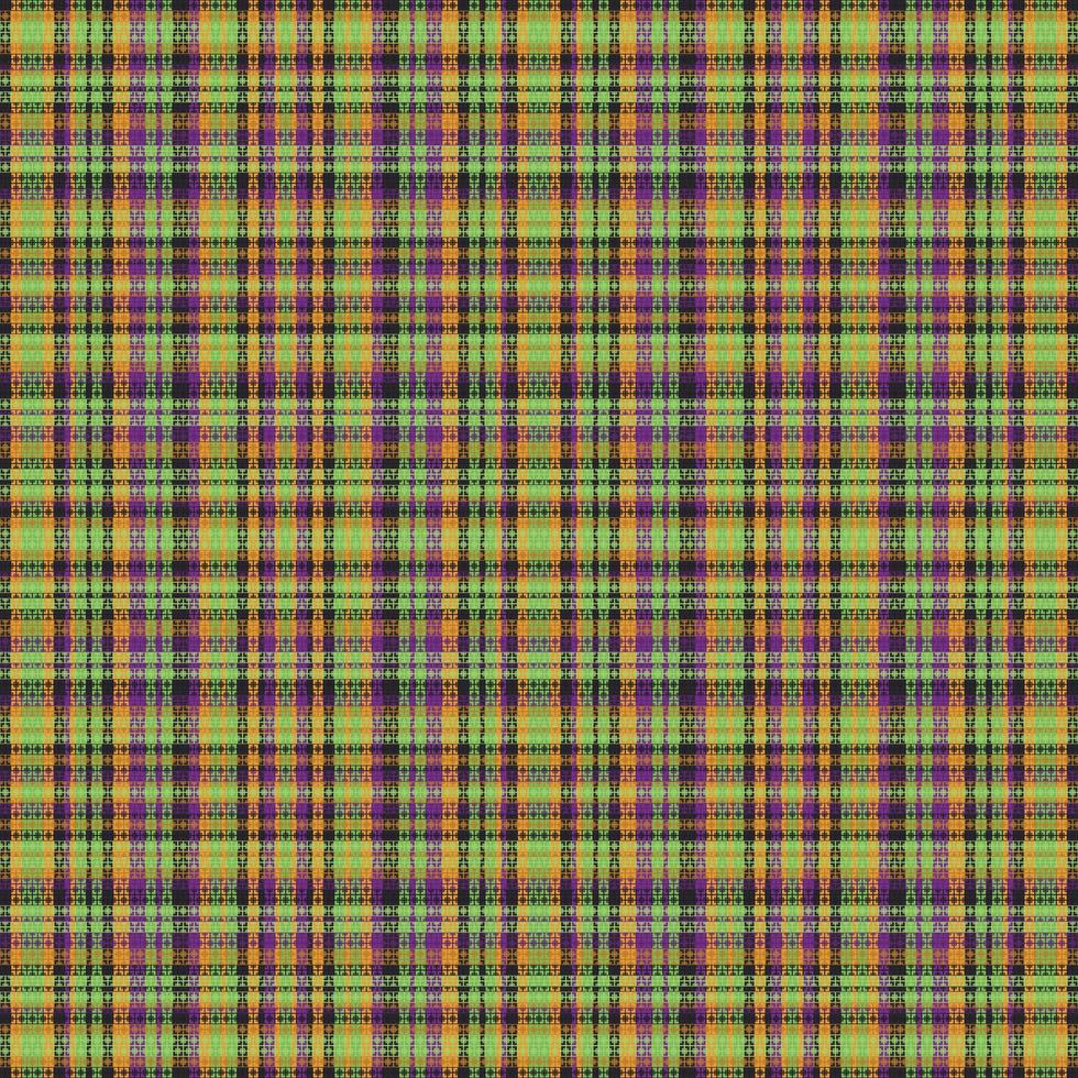 Tartan or plaid retro color pattern. vector