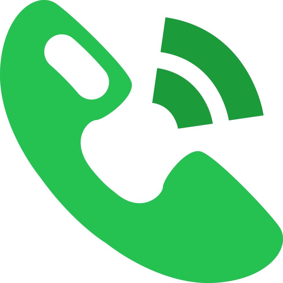 Phone ring, illustration, vector on a white background.