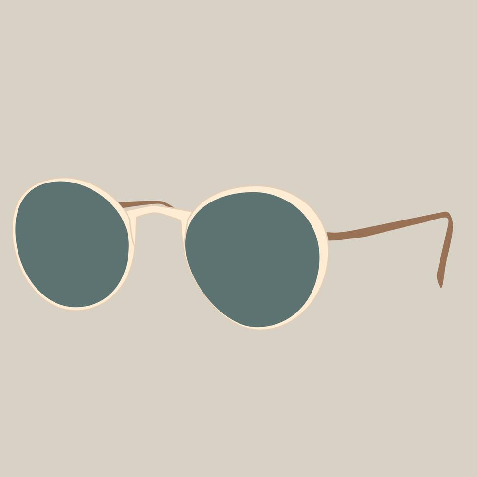 Gafas de sol azules, ilustración, vector sobre fondo blanco.