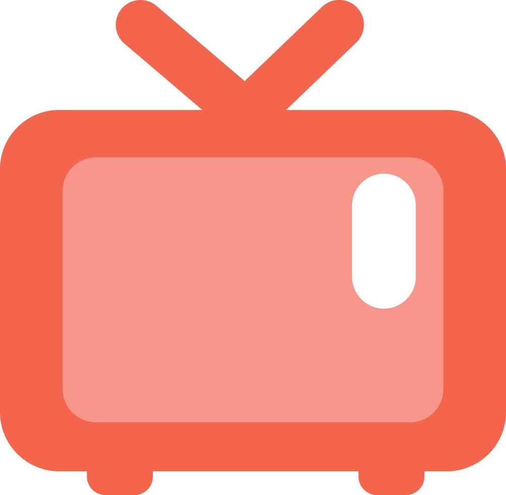 Appliance tv, illustration, vector on a white background.