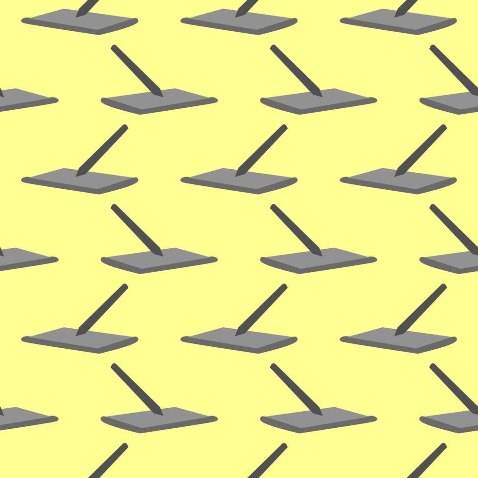 Illustrator tab,seamless pattern on light yellow background. vector