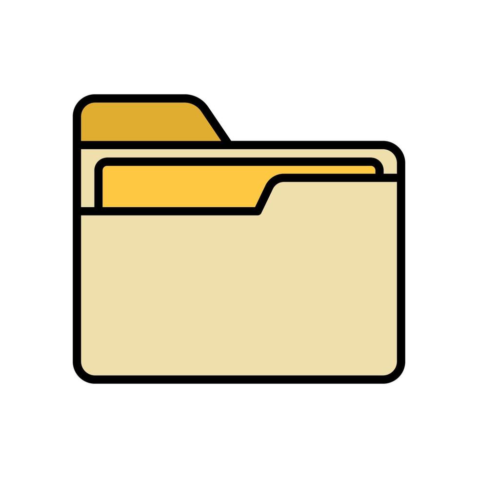 Folder icon vector design templates