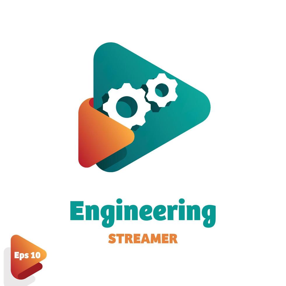 Engineering Streamer Logo vector
